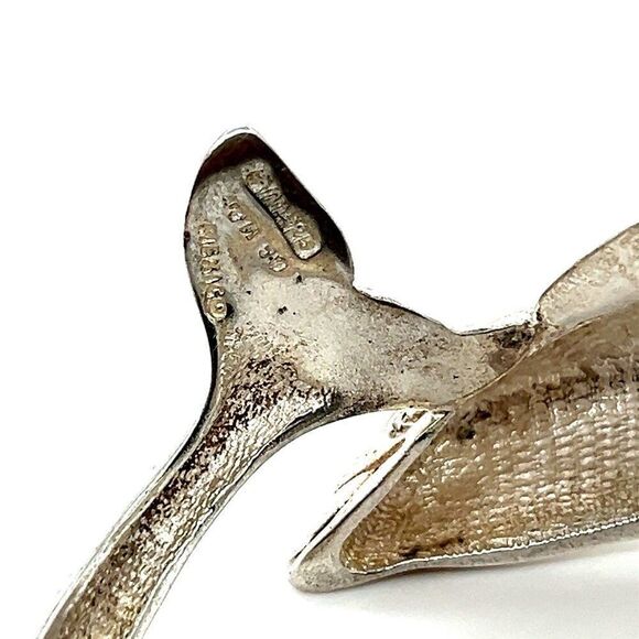Women's 925 Silver Dolphin Cuff - Picture 2 of 4